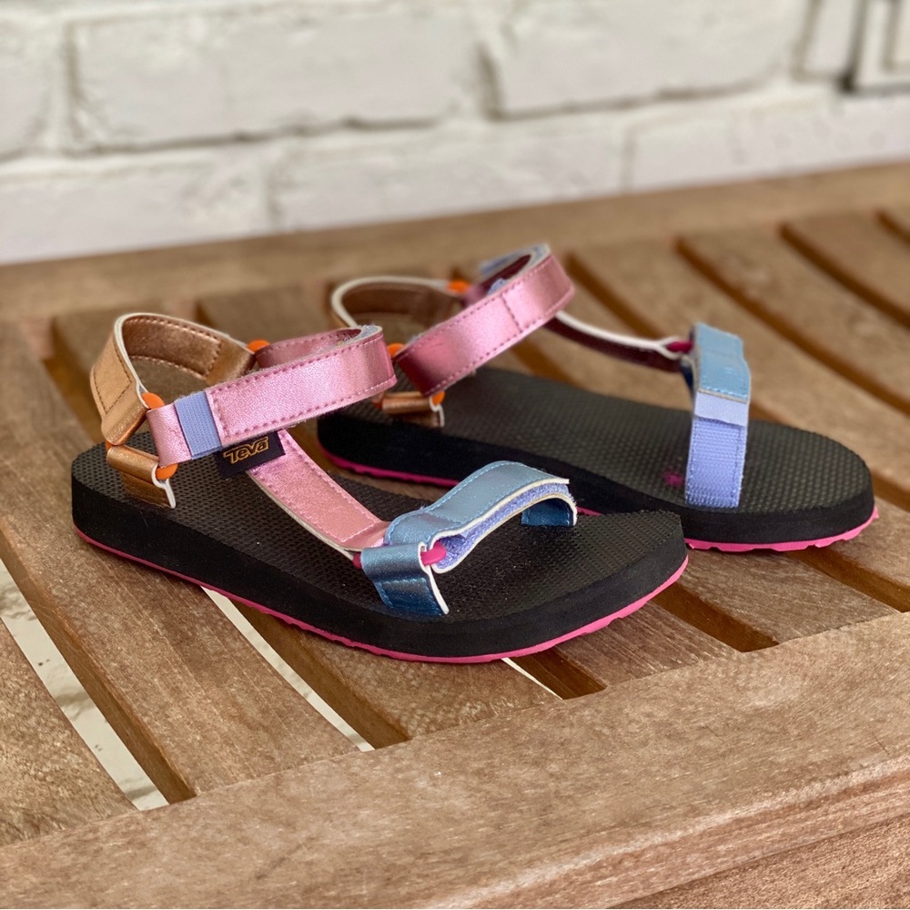 Kids Teva original universal glisten sandal size 1 (eu32)